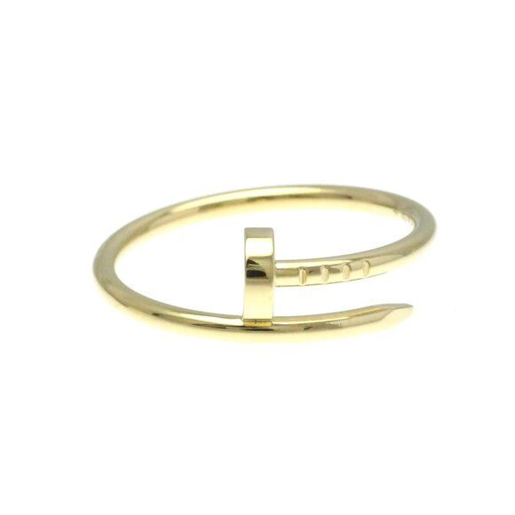 CARTIER Yellow Gold Juste Un Clou Ring Small Model B4225959 Size 8.75 #59 - Picture 1 of 12